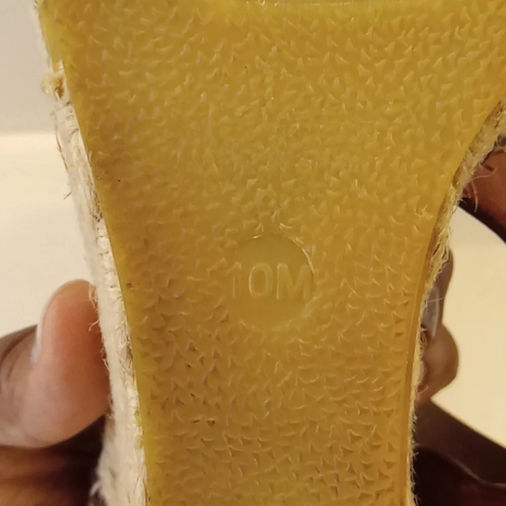 VINCE Stefania Suede Espadrille Wedge Sandal 10M - Picture 3 of 8